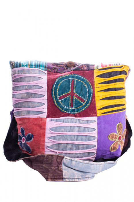 Geanta unicat din bumbac - Petice 04 [4]