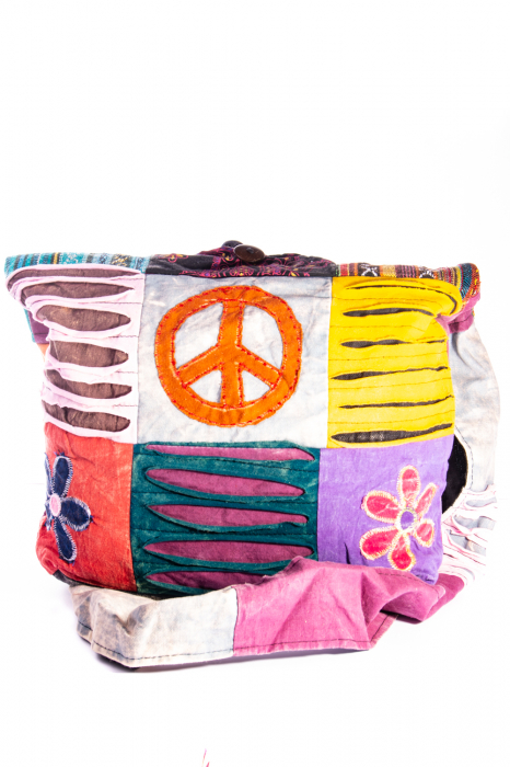 Geanta unicat din bumbac - Petice 63 [4]