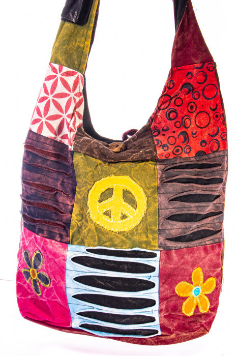 Geanta unicat din bumbac - Petice 73 [2]