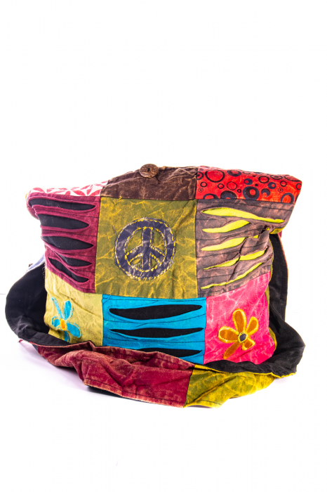 Geanta unicat din bumbac - Petice 77 [4]