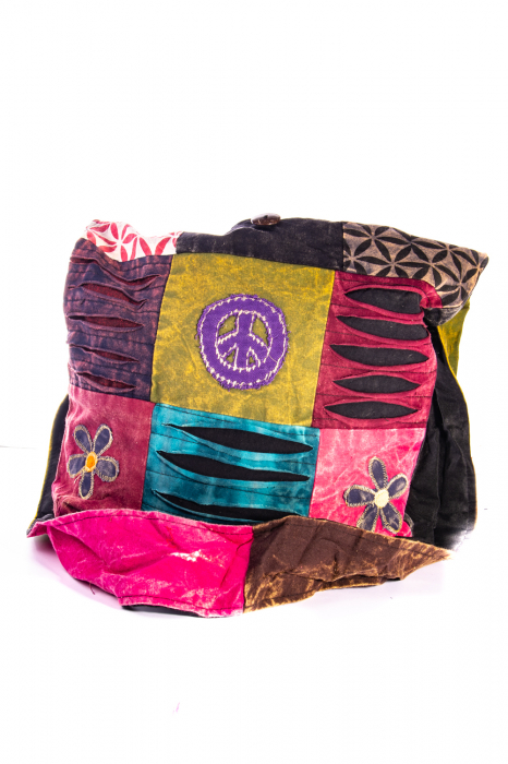 Geanta unicat din bumbac - Petice 90 [4]