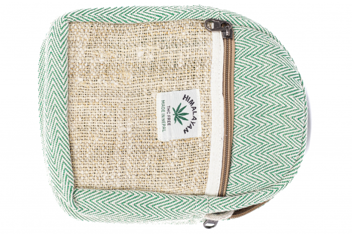 Gentuta din canepa si bumbac - Verde [2]