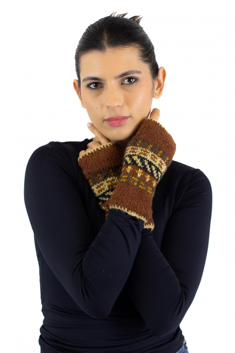 Hand warmers din lana captusite cu polar - Model 11 [2]