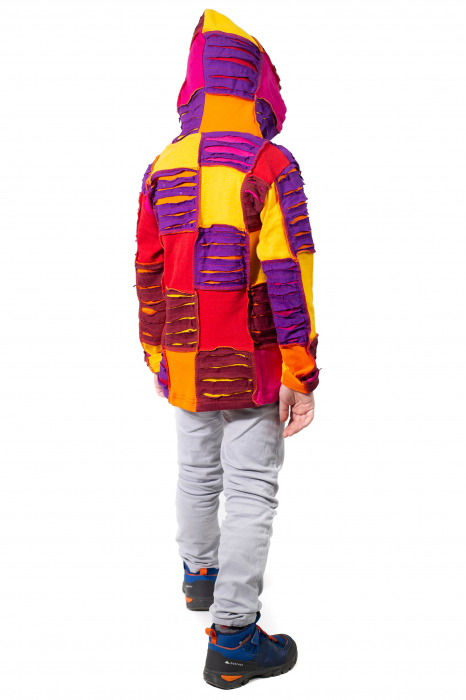 Hanorac copii cu print pictat - Multicolor [3]