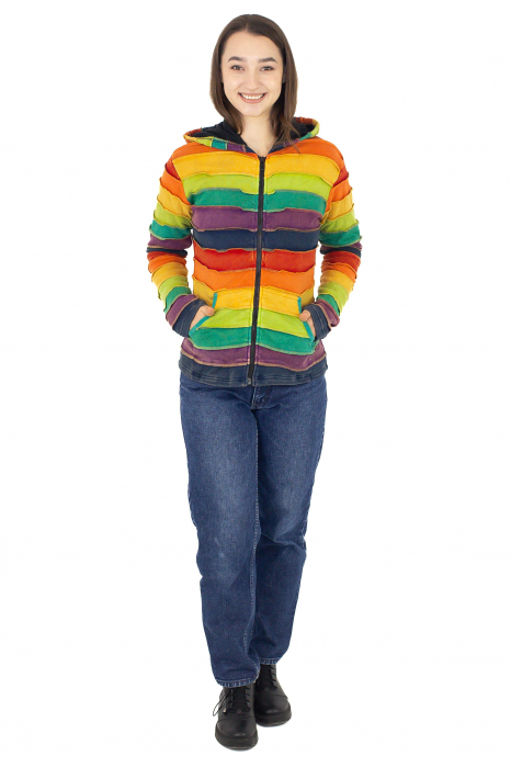 Hanorac in dungi captusit cu polar - Rainbow [4]