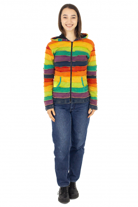 Hanorac in dungi captusit cu polar - Rainbow [2]