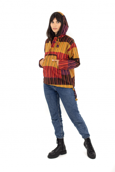 Hanorac lejer cu nasturi din lemn - Multicolor [5]