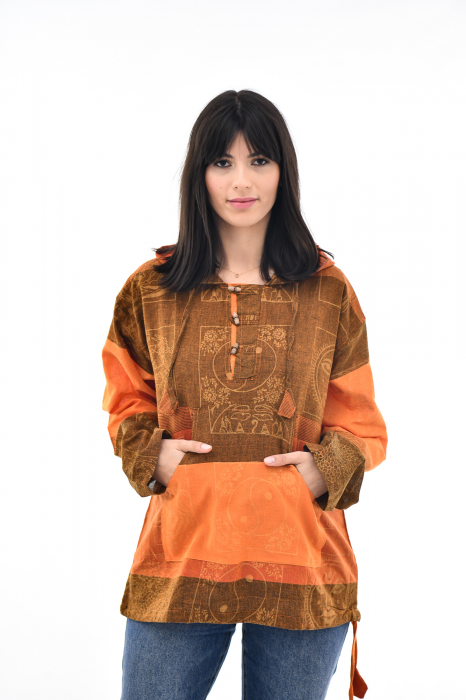 Hanorac lejer - Heart of Hinduism - Rosu [3]