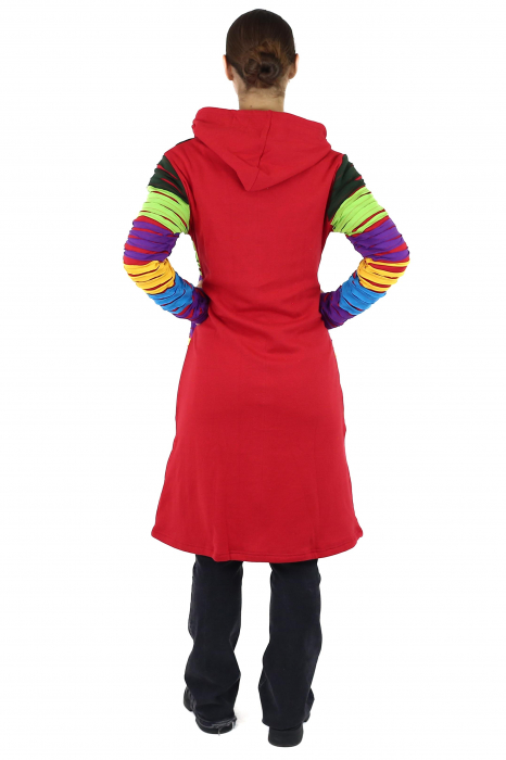 Hanorac lung razor cut captusit cu polar - Unicat_6 [3]