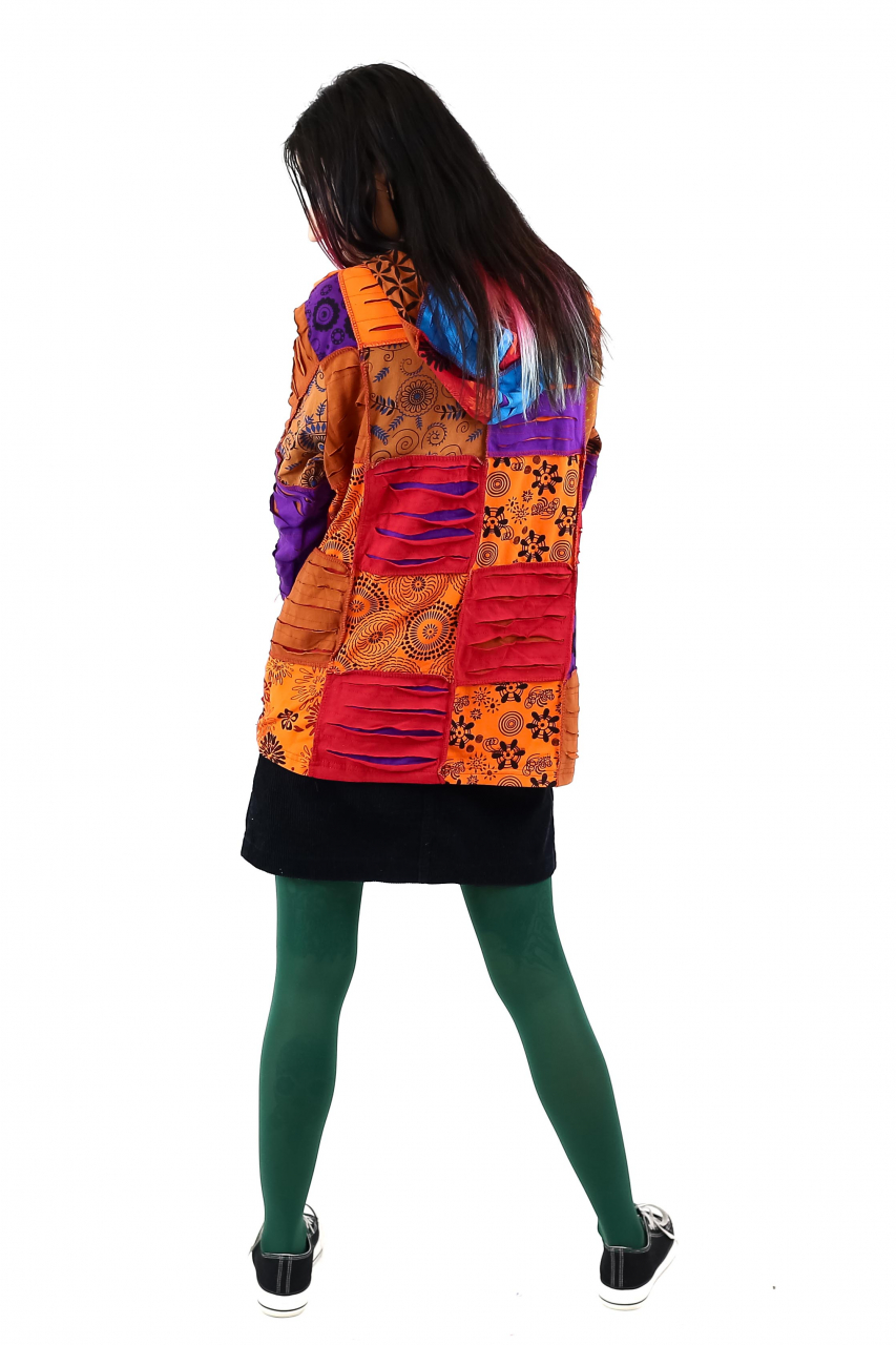 Hanorac patch unicat - Mov - Marimea XXL [5]