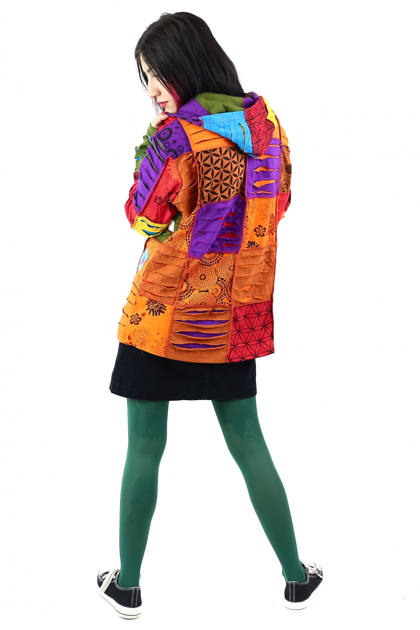 Hanorac patch unicat - Verde - Marimea XL [4]