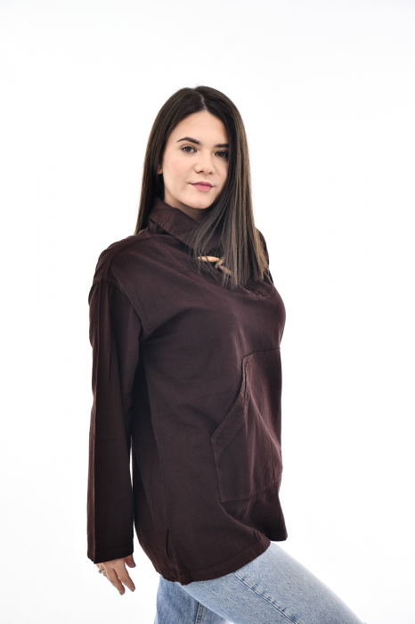 Hanorac soft cotton cu marsupiu - Lime [7]