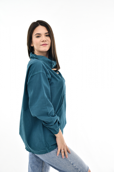 Hanorac soft cotton cu marsupiu - Lime [12]