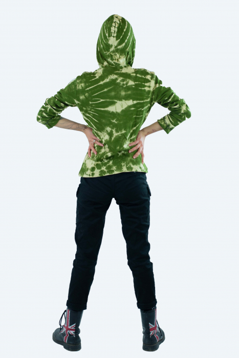 Hanorac Tie Dye - Verde [4]