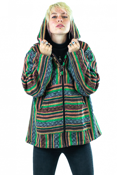 Jacheta cu fermoar si nasturi multicolora - Model 1 [1]
