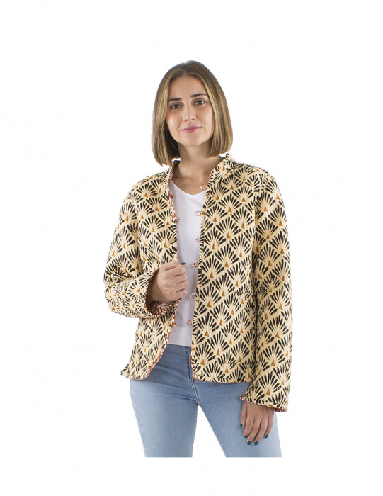 Jachetă damă matlasată cu două fețe - Model 1 [4]