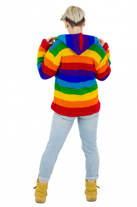 Jacheta de lana cu polar - Rainbow 2 [13]
