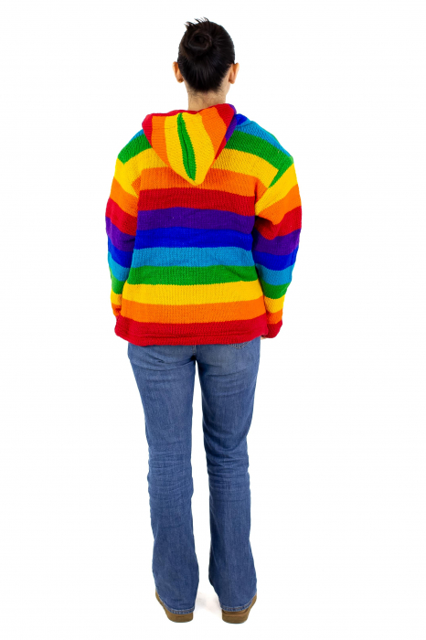 Jacheta de lana cu polar - Rainbow 2 [16]