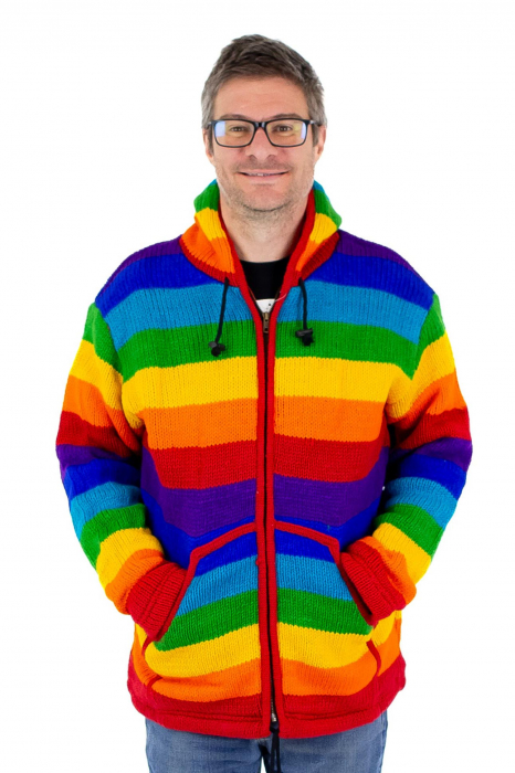 Jacheta de lana cu polar - Rainbow 2 [4]