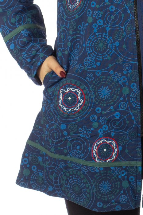 Jacheta de toamna din bumbac - Blue [3]