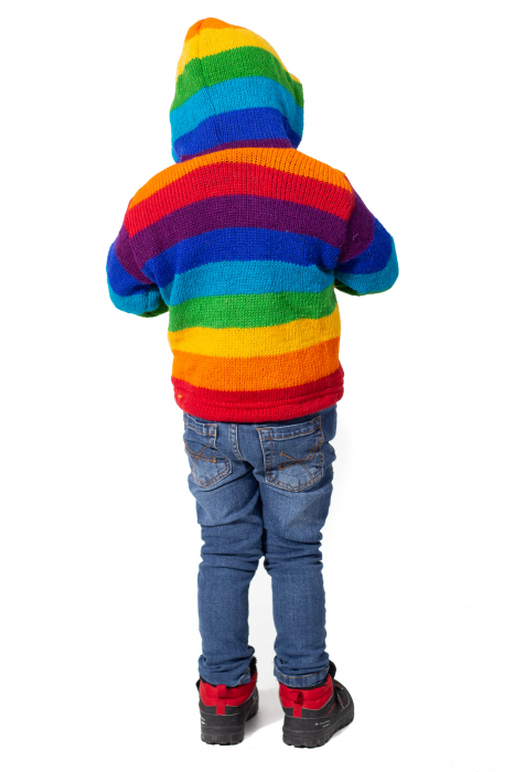 Jacheta lana copii - Rainbow 2 [8]