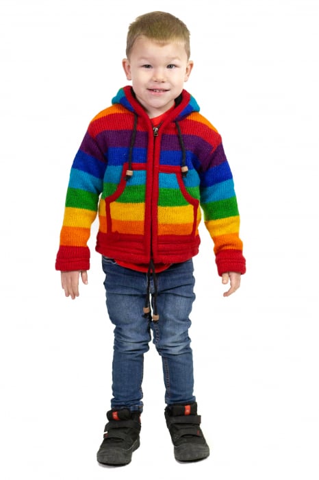 Jacheta lana copii - Rainbow 2 [9]