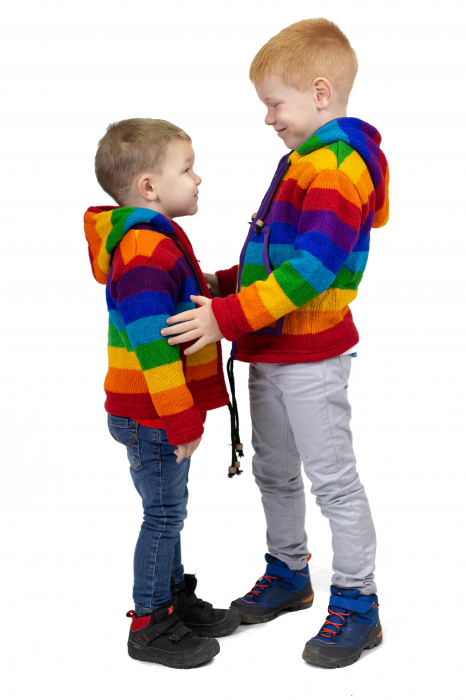 Jacheta lana copii - Rainbow 2 [11]