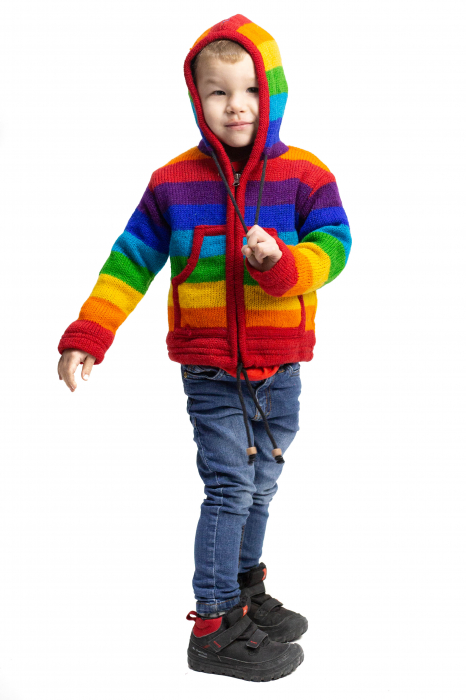 Jacheta lana copii - Rainbow 2 [13]