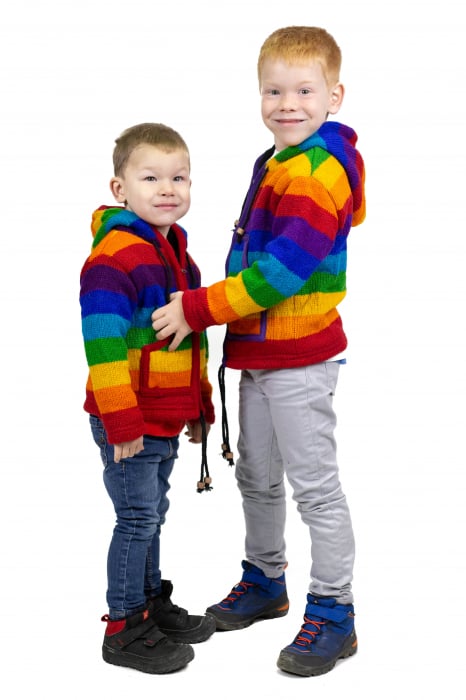 Jacheta lana copii - Rainbow 2 [17]