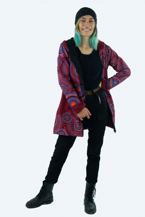 Jacheta din bumbac cu captuseala - Multicolora [5]