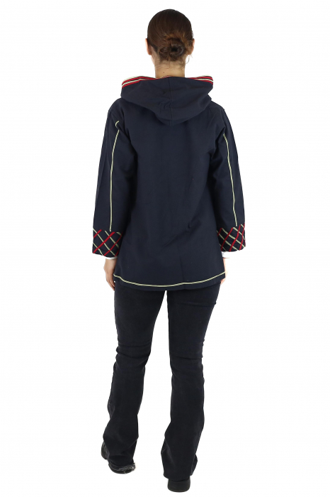 Jacheta cu print abstract - Negru [7]