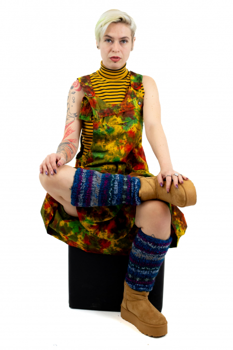 Jambiere din lana - Albastru [4]