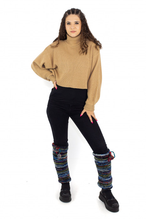 Jambiere din lana - Nuante de albastru [2]