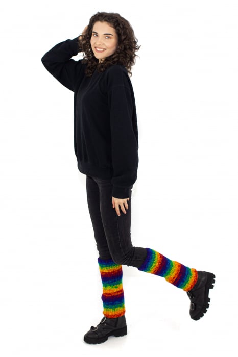 Jambiere din lana - Rainbow 2 [4]