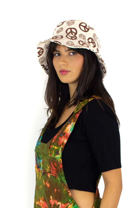 Palarie clos bucket hat - Peace [2]