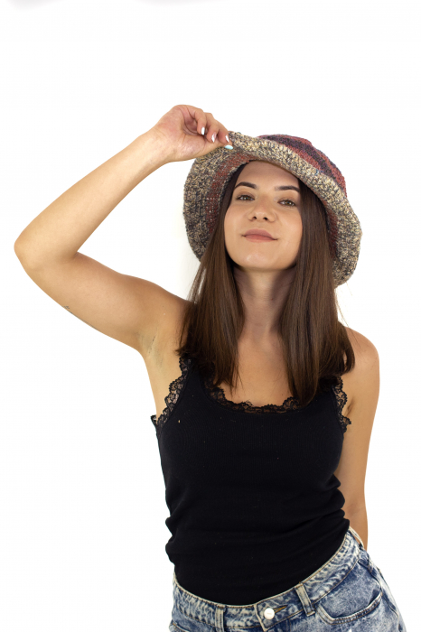 Palarie multicolora din canepa - Model surpriza [9]