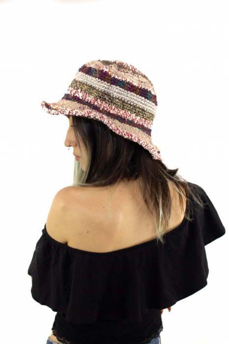 Palarie multicolora din canepa - Model surpriza [8]