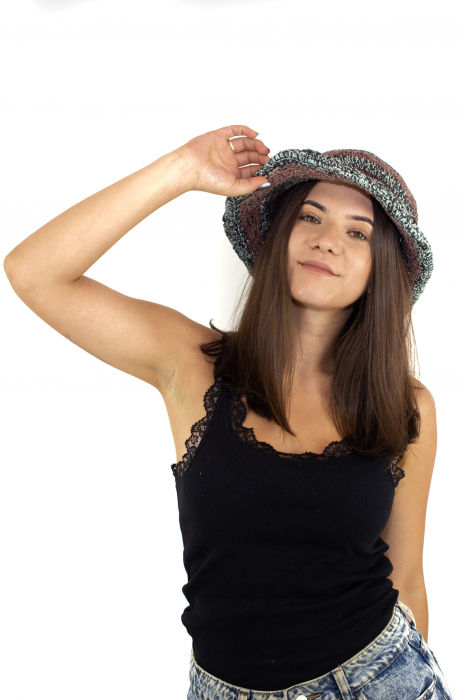 Palarie multicolora din canepa - Model surpriza [5]