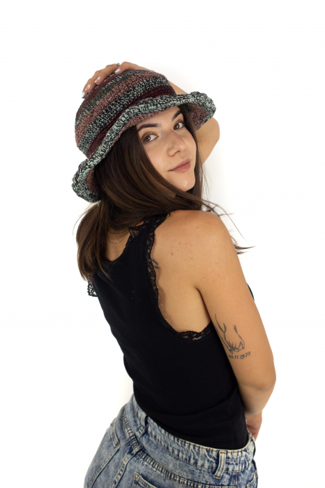 Palarie multicolora din canepa - Model surpriza [6]