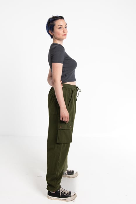 Pantaloni Cargo - Verde [4]