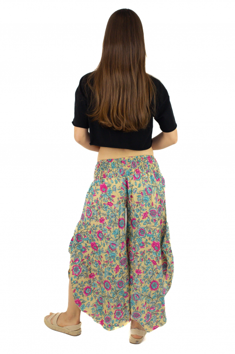 Pantaloni Petal Tips din material fluid - Model 3 [4]