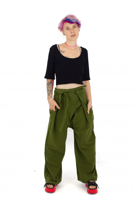Pantaloni Fisherman - Gri [2]