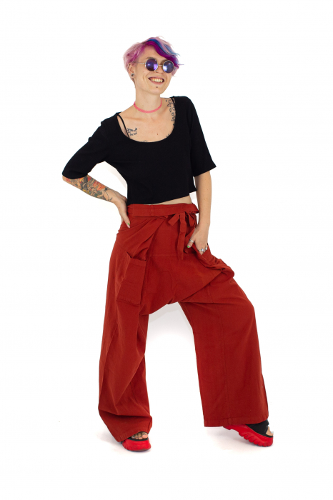 Pantaloni Fisherman - Gri [3]