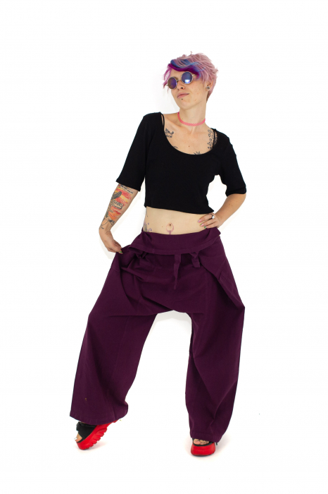 Pantaloni Fisherman - Gri [5]