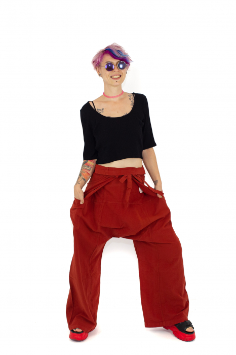Pantaloni Fisherman - Gri [2]
