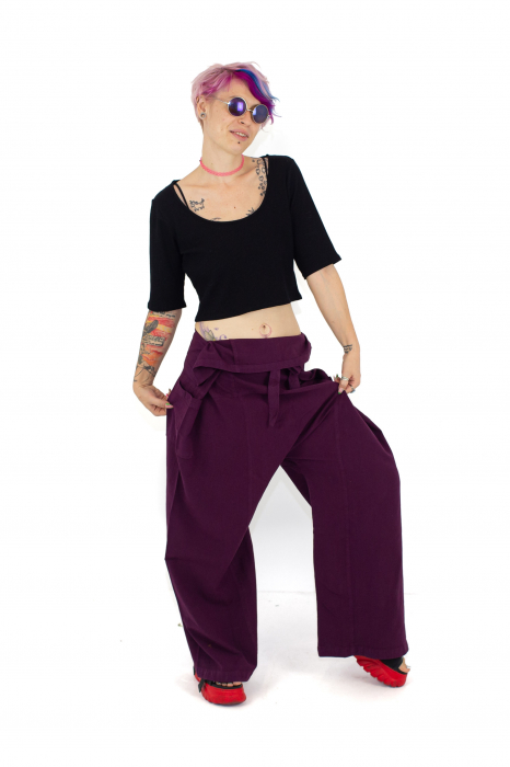 Pantaloni Fisherman - Gri [3]
