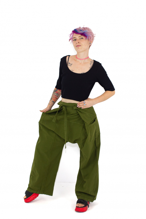 Pantaloni Fisherman - Gri [5]
