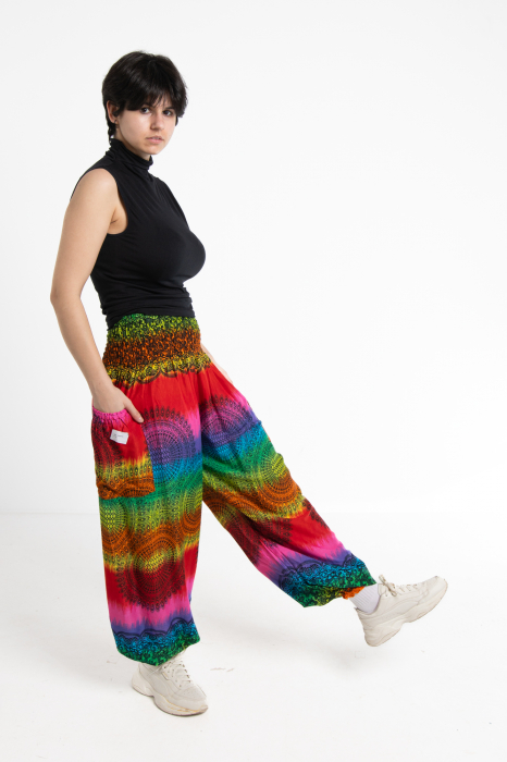 Pantaloni Jasmine Rainbow cu motive orientale - Model 4 [3]