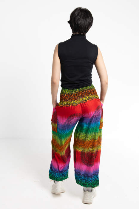 Pantaloni Jasmine Rainbow cu motive orientale - Model 4 [7]