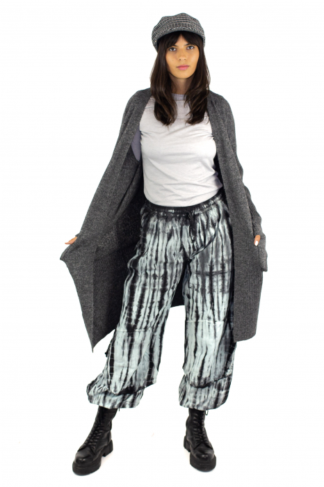 Pantaloni lejeri intr-o culoare - Rosu [5]
